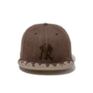 59FIFTY Denim Flame ニューヨーク・ヤンキース ブラウン
