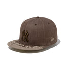 59FIFTY Denim Flame ニューヨーク・ヤンキース ブラウン