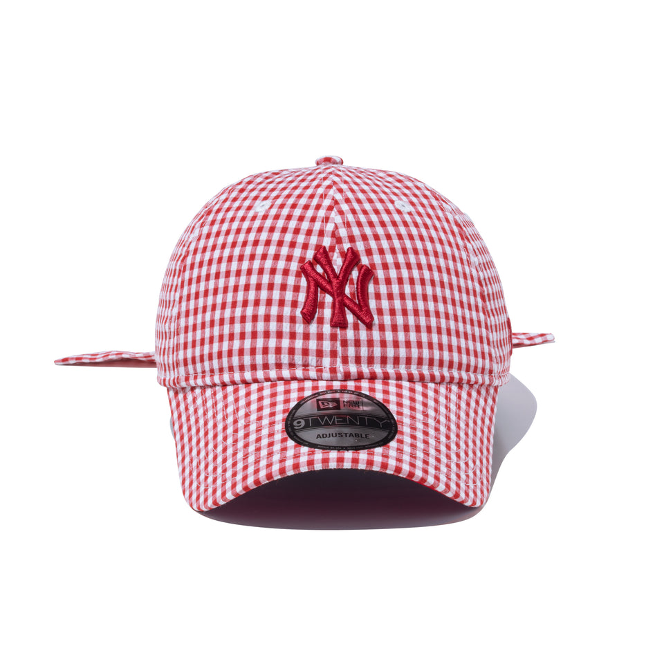 9TWENTY Gingham Check ニューヨーク・ヤンキース ギンガムチェック スカーレット