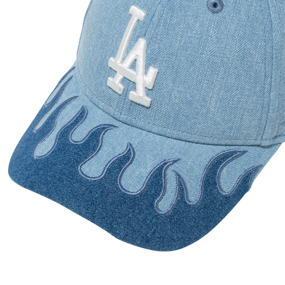 9FORTY Denim Flame ロサンゼルス・ドジャース ウォッシュドデニム