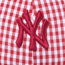 9TWENTY Gingham Check ニューヨーク・ヤンキース ギンガムチェック スカーレット