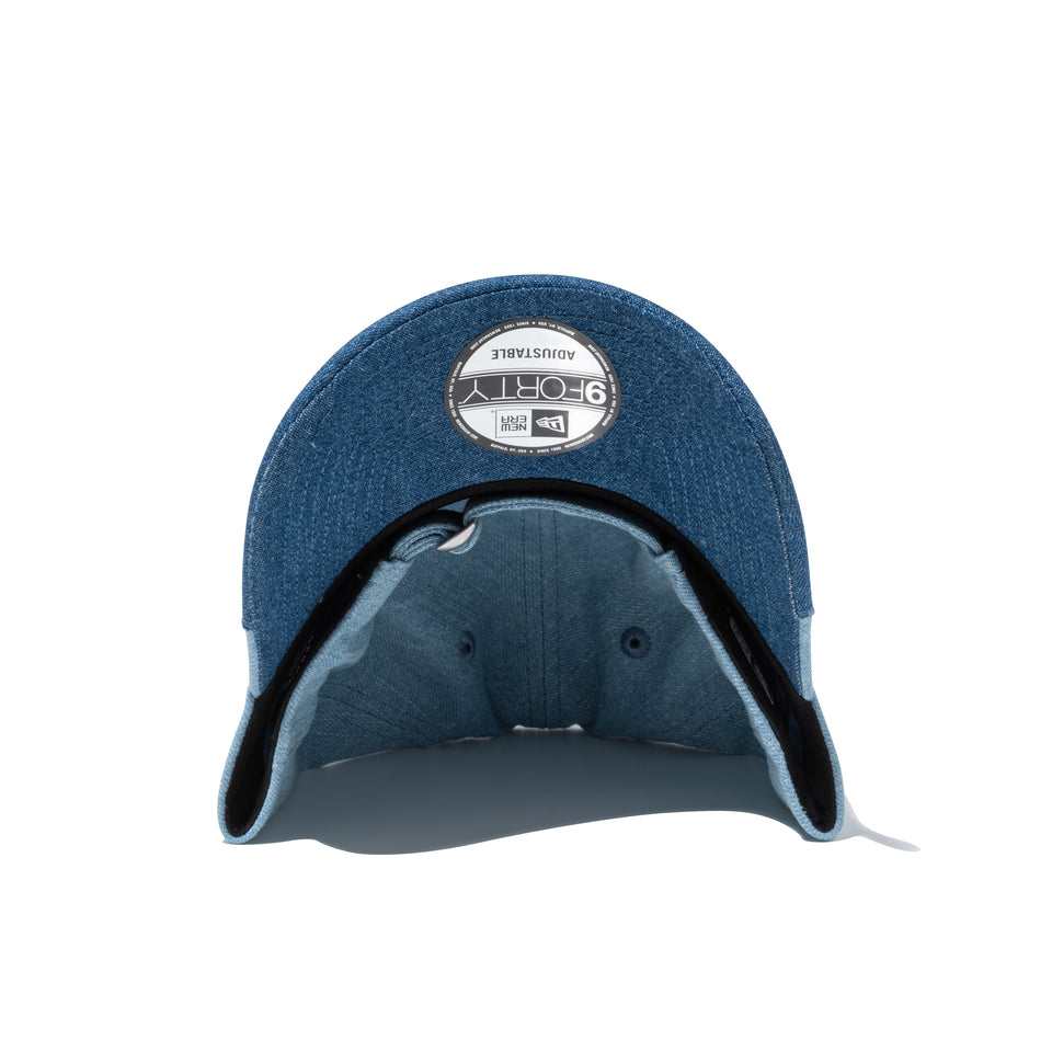 9FORTY Denim Flame ロサンゼルス・ドジャース ウォッシュドデニム