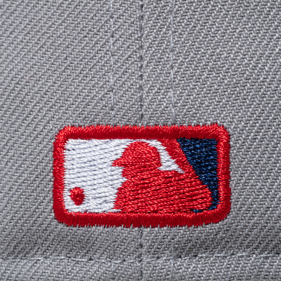 59FIFTY National Flag ニューヨーク・ヤンキース グレー ライトネイビーバイザー