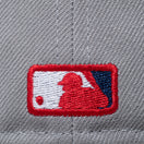 59FIFTY National Flag ニューヨーク・ヤンキース グレー ライトネイビーバイザー