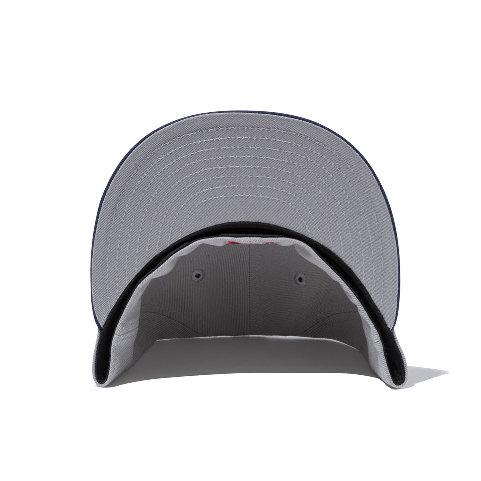 59FIFTY National Flag ニューヨーク・ヤンキース グレー ライトネイビーバイザー