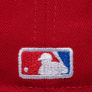 59FIFTY National Flag ニューヨーク・メッツ スカーレット ライトロイヤルバイザー