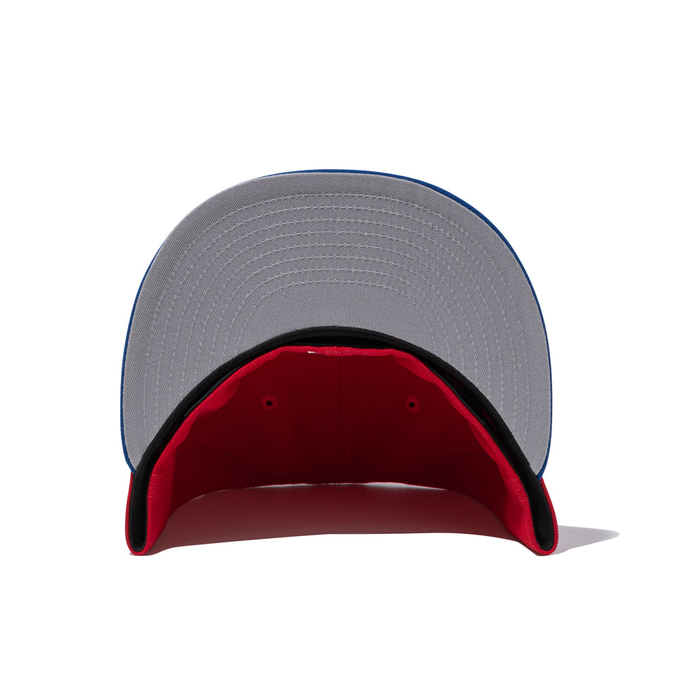 59FIFTY National Flag ニューヨーク・メッツ スカーレット ライトロイヤルバイザー