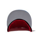 59FIFTY National Flag ニューヨーク・メッツ スカーレット ライトロイヤルバイザー