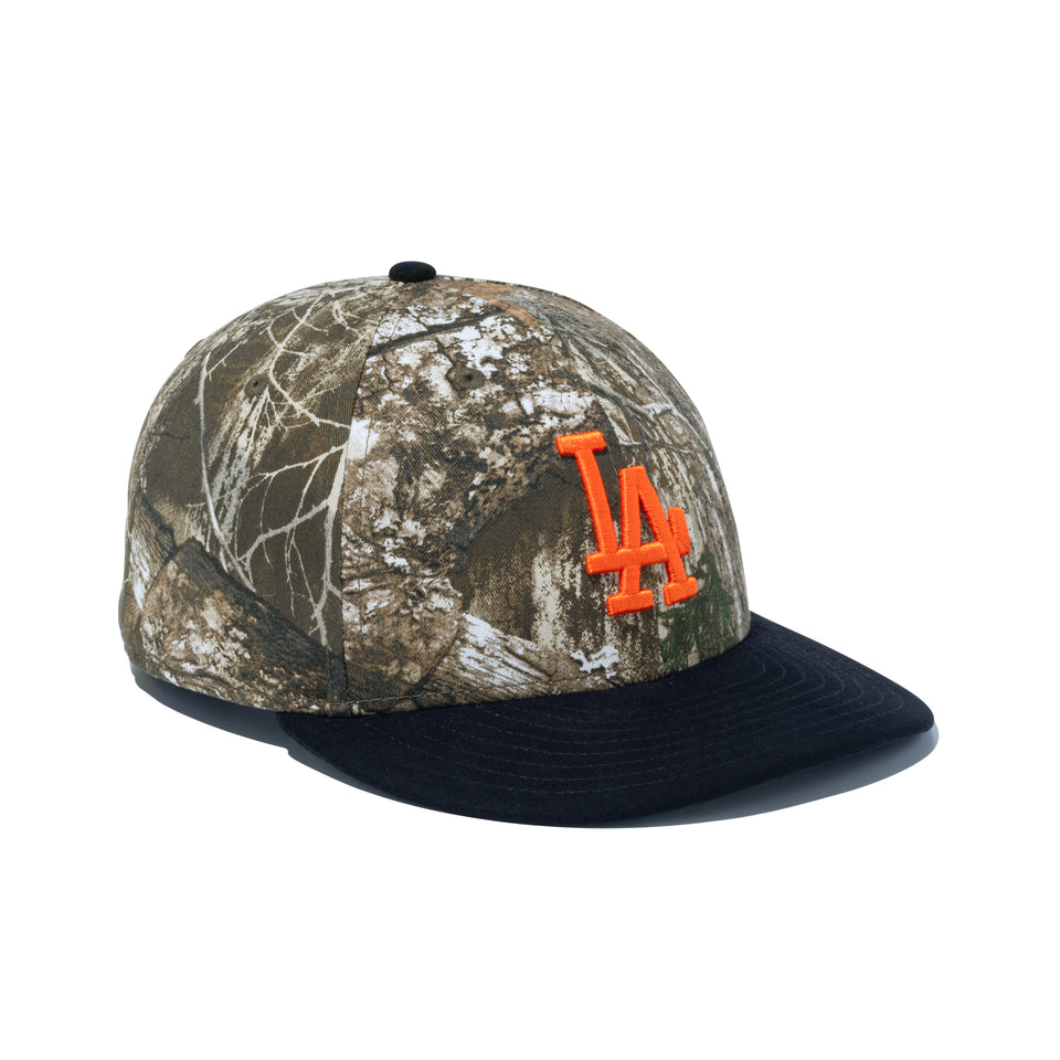 LP 59FIFTY Real Tree Camo ロサンゼルス・ドジャース リアルツリーカモ ブラックスウェードバイザー