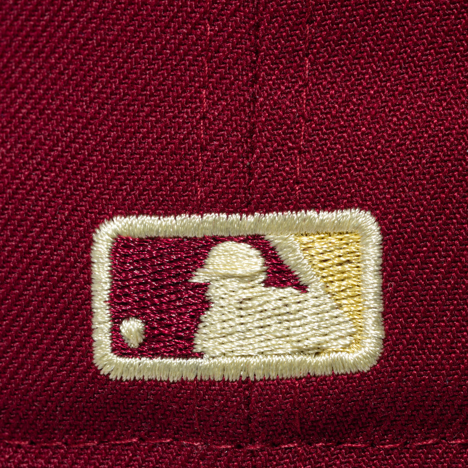 59FIFTY National Flag ヒューストン・アストロズ カーディナル マルーンバイザー