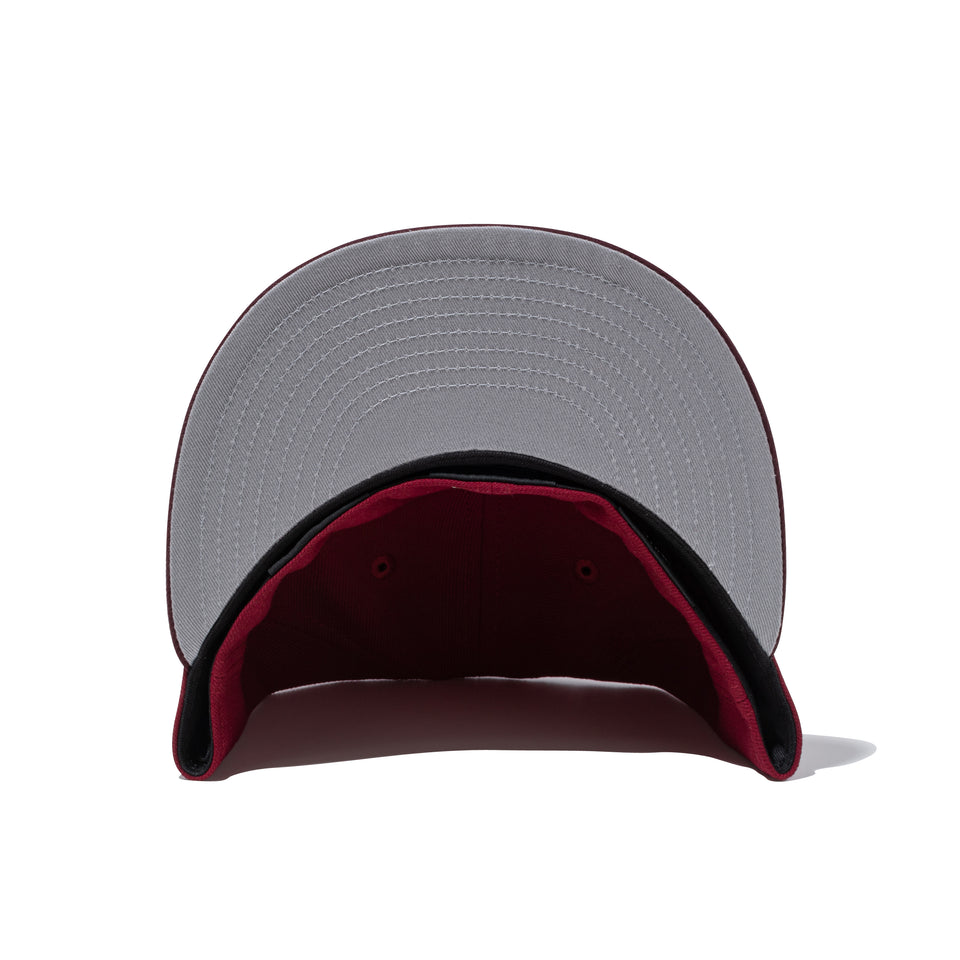 59FIFTY National Flag ヒューストン・アストロズ カーディナル マルーンバイザー