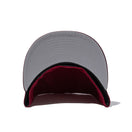 59FIFTY National Flag ヒューストン・アストロズ カーディナル マルーンバイザー