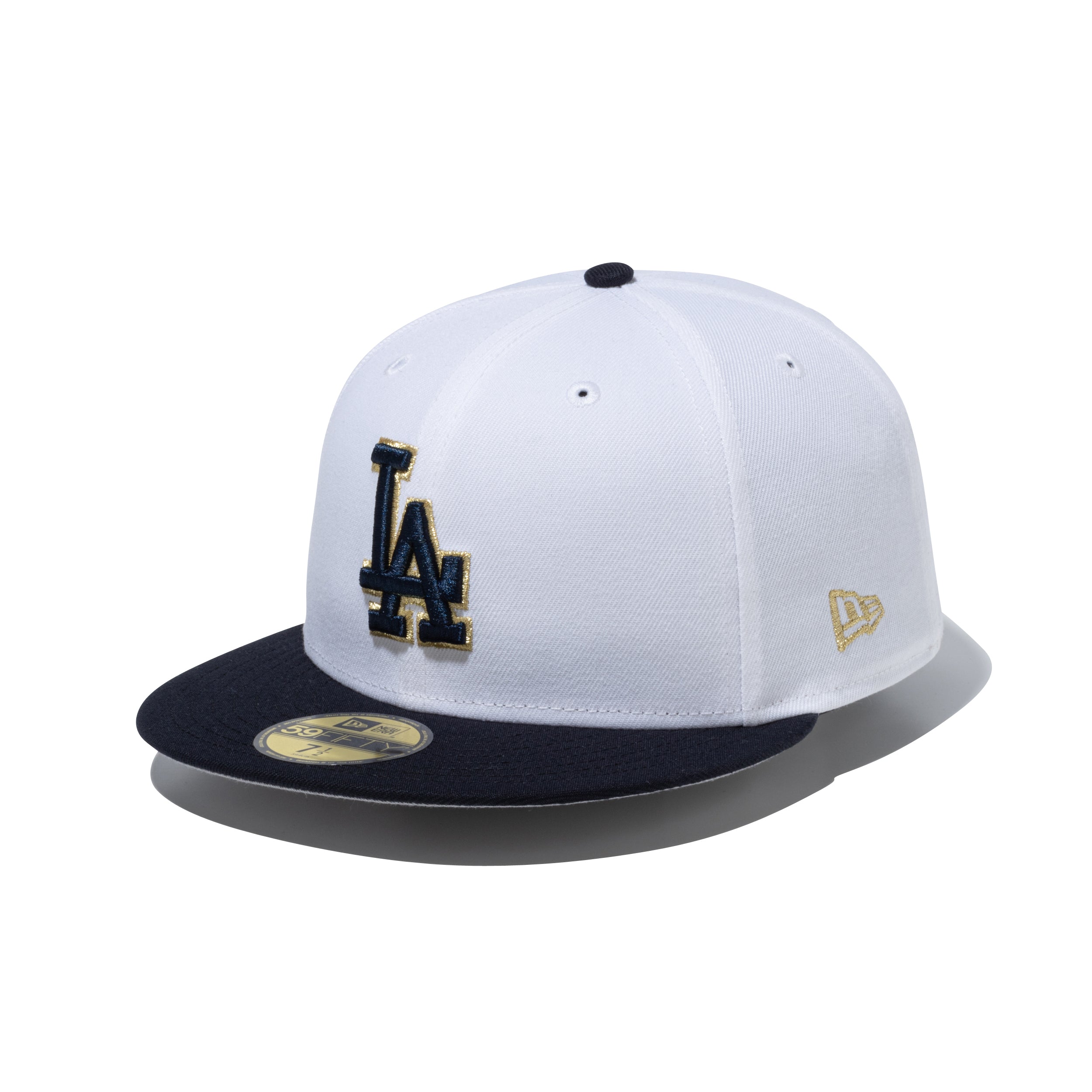 59FIFTY National Flag ロサンゼルス・ドジャース ホワイト ネイビー