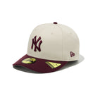PC 59FIFTY STONE 2-TONE ニューヨーク・ヤンキース ストーン / マルーン