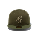 59FIFTY Deep Forest クラシックロゴ モス オリーブバイザー