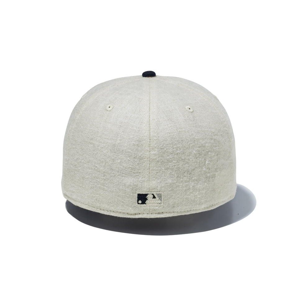 59FIFTY French Linen チェーンステッチ シカゴ・ホワイト