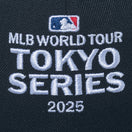 9FORTY MLB TOKYO SERIES 2025 WORLD TOUR TOKYO 2025ロゴ ブラック