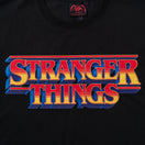 半袖 コットン Tシャツ NETFLIX STRANGER THINGS ストレンジャー・シングス ブラック