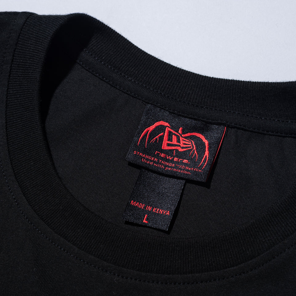 半袖 コットン Tシャツ NETFLIX STRANGER THINGS ストレンジャー・シングス ブラック