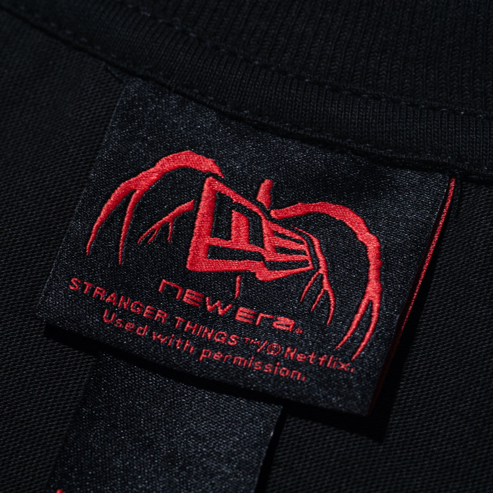 半袖 コットン Tシャツ NETFLIX STRANGER THINGS ストレンジャー・シングス ブラック