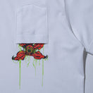 半袖 ポケット コットン Tシャツ NETFLIX STRANGER THINGS ストレンジャー・シングス Demogorgon ホワイト/グリーン