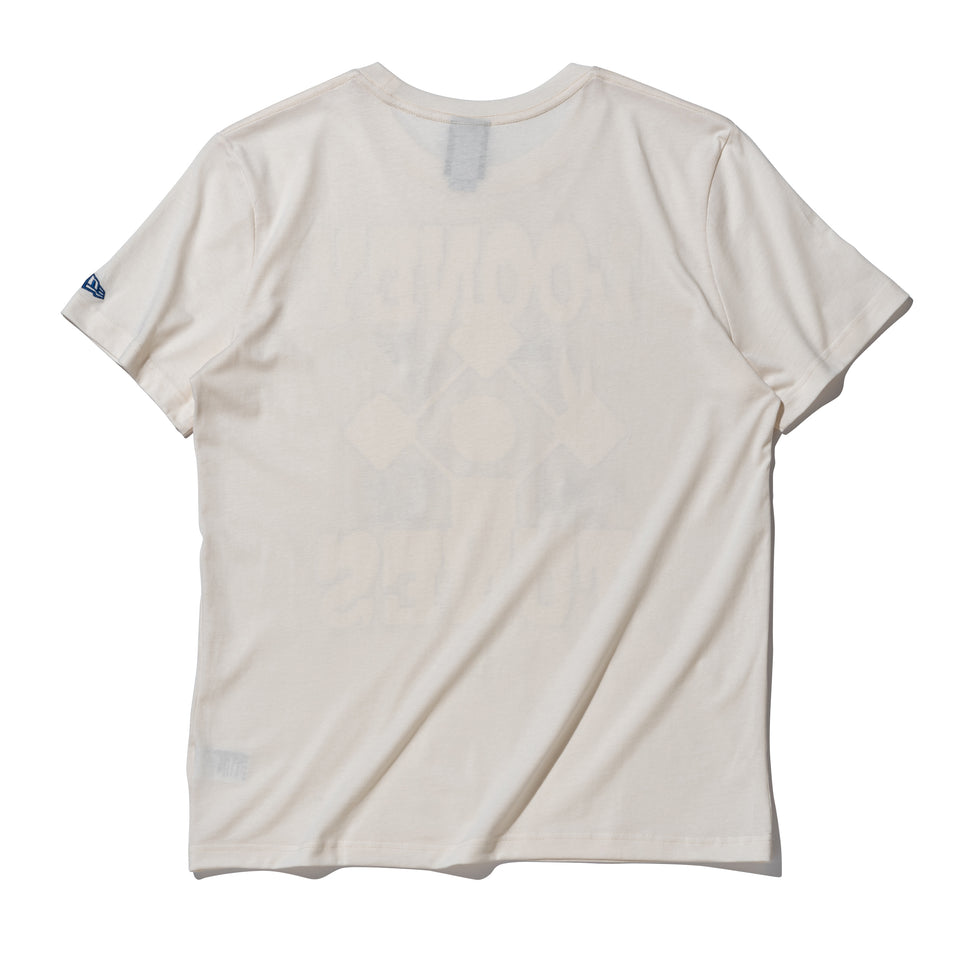 半袖 コットン Tシャツ Looney Tunes x MLB ロサンゼルス・ドジャース クロームホワイト