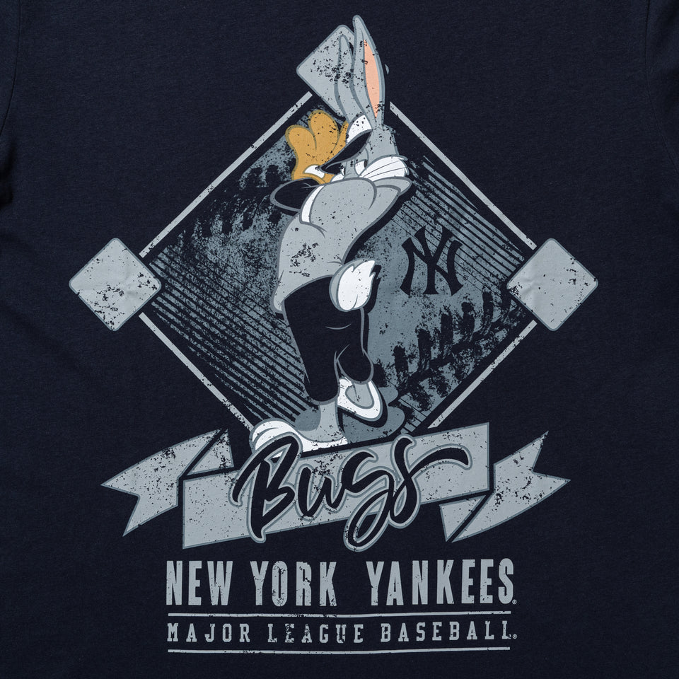 半袖 コットン Tシャツ Looney Tunes x MLB ニューヨーク・ヤンキース