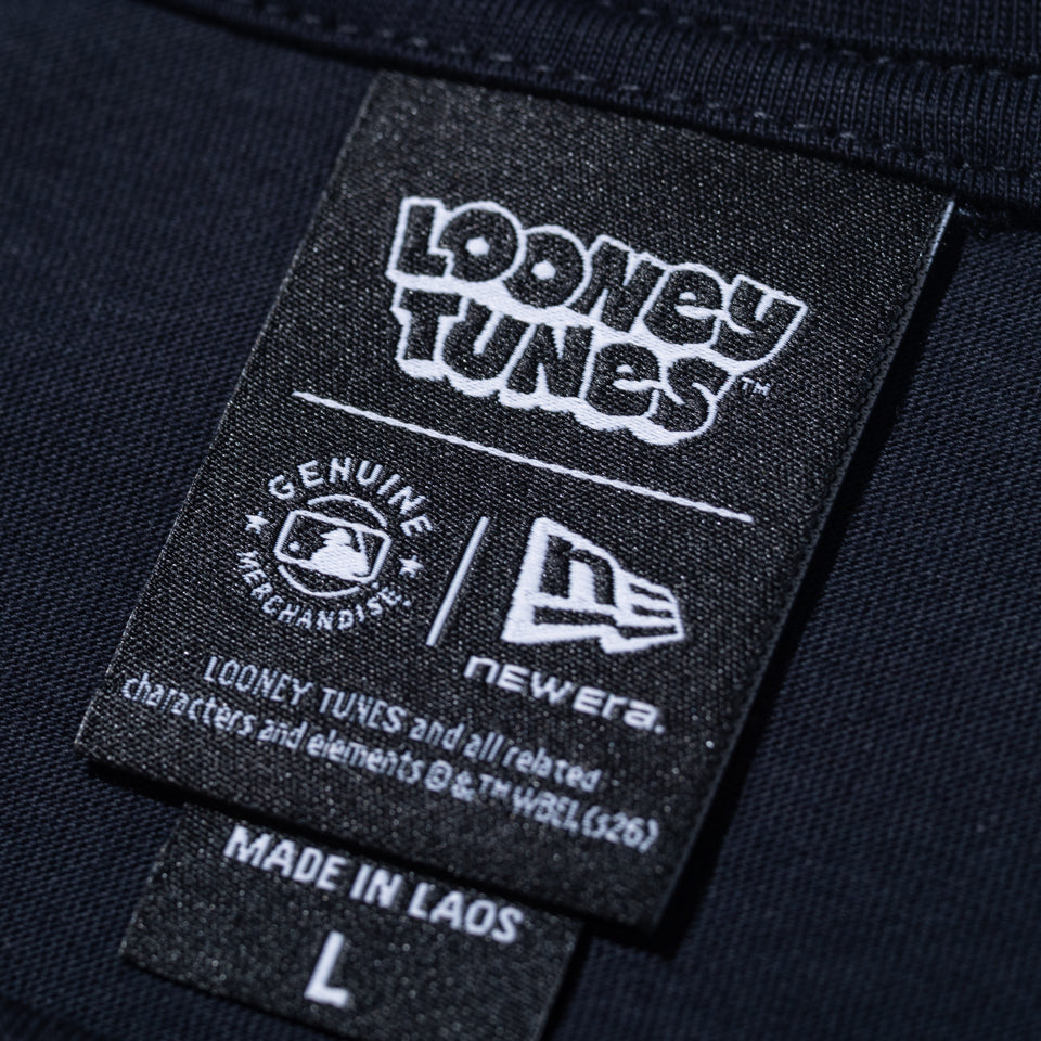 半袖 コットン Tシャツ Looney Tunes x MLB ニューヨーク・ヤンキース バッグス・バニー ネイビー