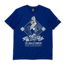半袖 コットン Tシャツ Looney Tunes x MLB ロサンゼルス・ドジャース バッグス・バニー ダークロイヤル