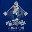 半袖 コットン Tシャツ Looney Tunes x MLB ロサンゼルス・ドジャース バッグス・バニー ダークロイヤル