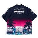 半袖 オープンカラーシャツ Atlassian Williams F1 Team アトラシアン・ウィリアムズF1チーム Miami Race Special