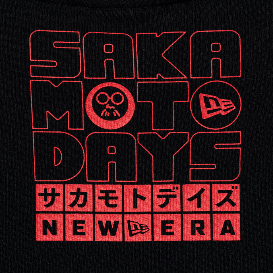 裏毛 スウェット クルーネック SAKAMOTO DAYS ブラック