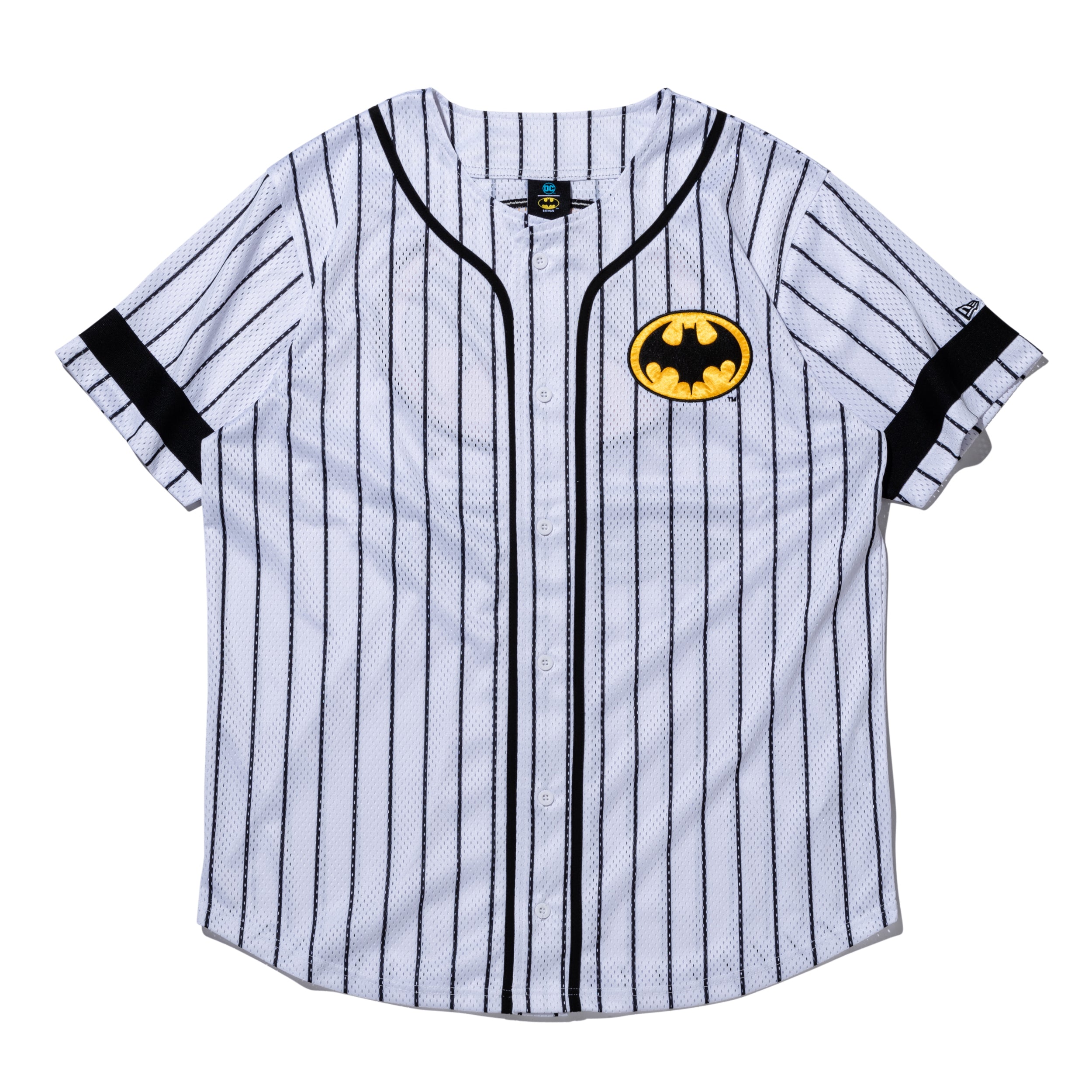 半袖 ベースボールシャツ BATMAN ホワイト | ニューエラ 半袖 ベースボールシャツ BATMAN ホワイト | ニューエラ