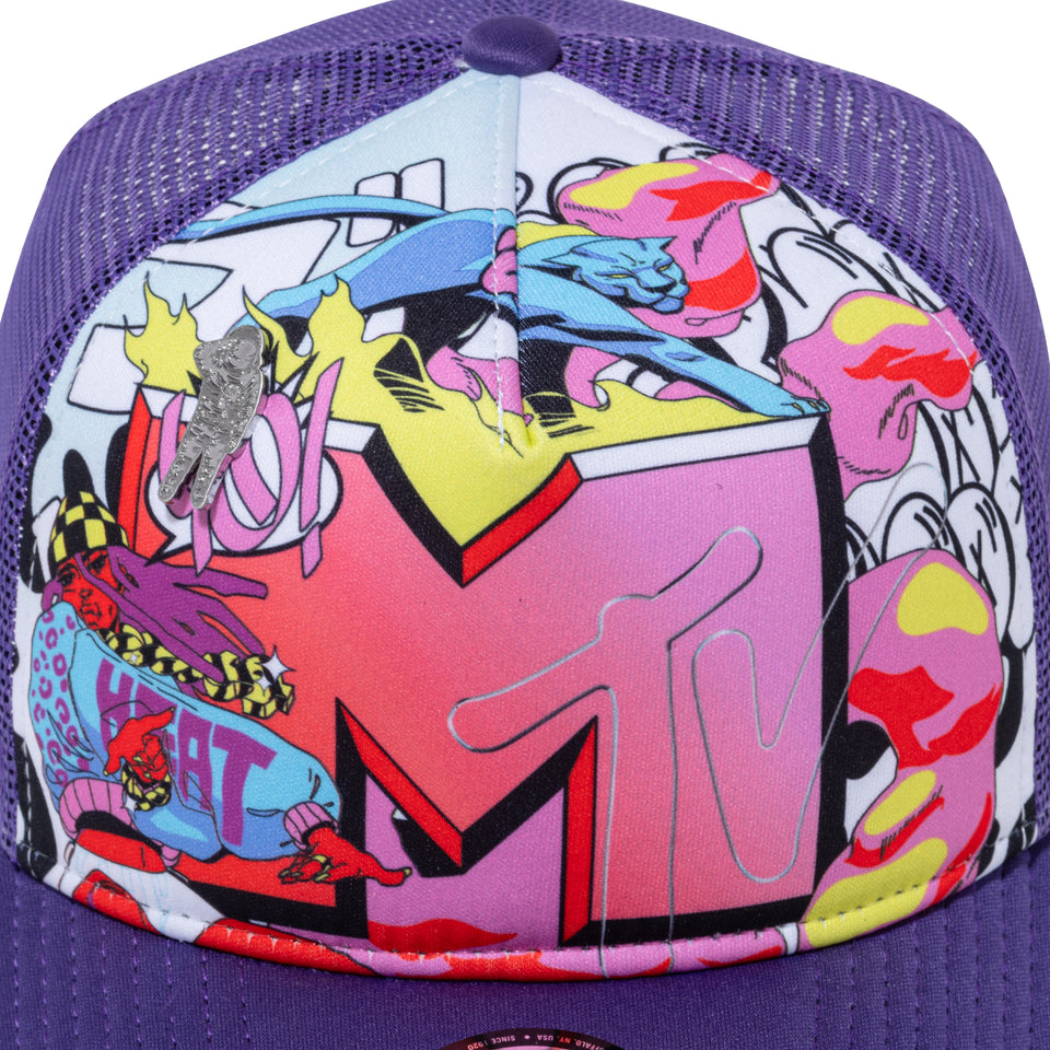9FORTY A-Frame トラッカー MTV Graphic パープル