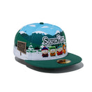 59FIFTY South Park Bus Stop プリント グリーンバイザー