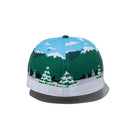 59FIFTY South Park Bus Stop プリント グリーンバイザー