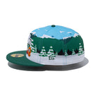 59FIFTY South Park Bus Stop プリント グリーンバイザー