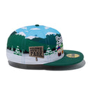 59FIFTY South Park Bus Stop プリント グリーンバイザー