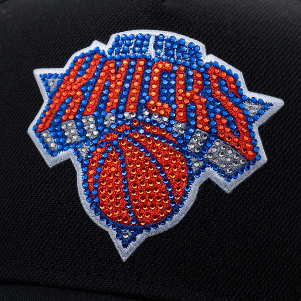 9FORTY A-Frame NBA Draft 2026 ニューヨーク・ニックス ラインストーン ブラック