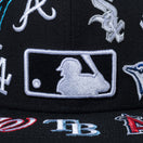 59FIFTY Logo Scramble MLB オールオーバー ブラック