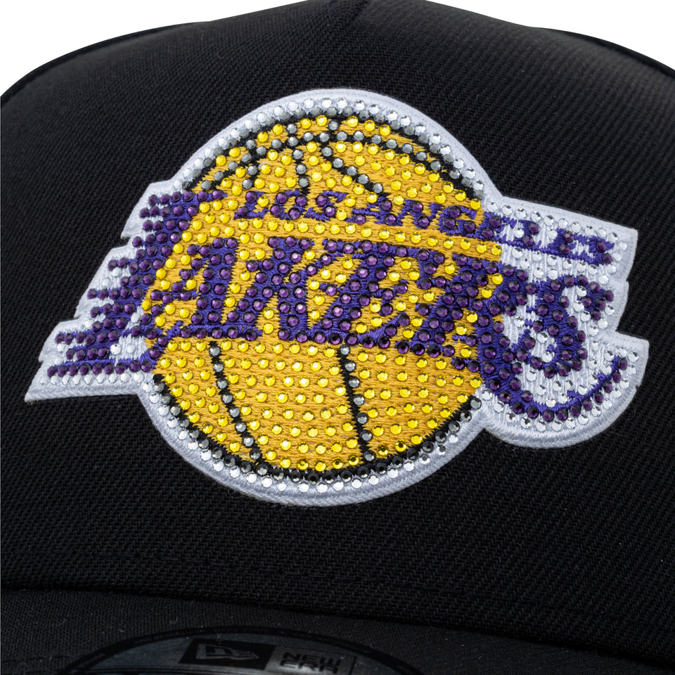9FORTY A-Frame NBA Draft 2026 ロサンゼルス・レイカーズ ラインストーン ブラック