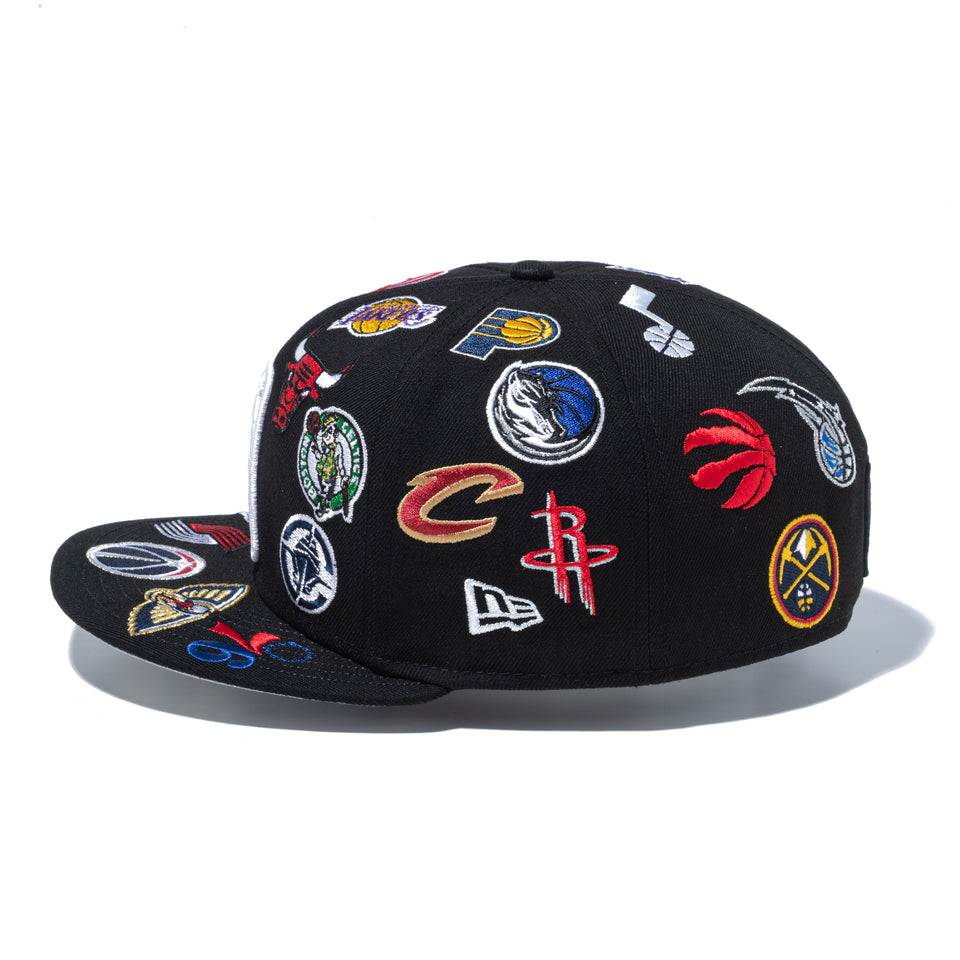 59FIFTY Logo Scramble NBA オールオーバー ブラック