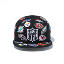 59FIFTY Logo Scramble NFL オールオーバー ブラック
