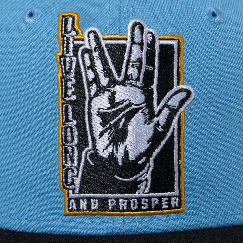 PC 9FIFTY STAR TREK 60th Live Long and Prosper スカイブルー ブラックバイザー