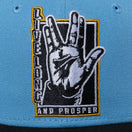 PC 9FIFTY STAR TREK 60th Live Long and Prosper スカイブルー ブラックバイザー
