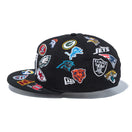 59FIFTY Logo Scramble NFL オールオーバー ブラック