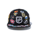 59FIFTY Logo Scramble NHL オールオーバー ブラック