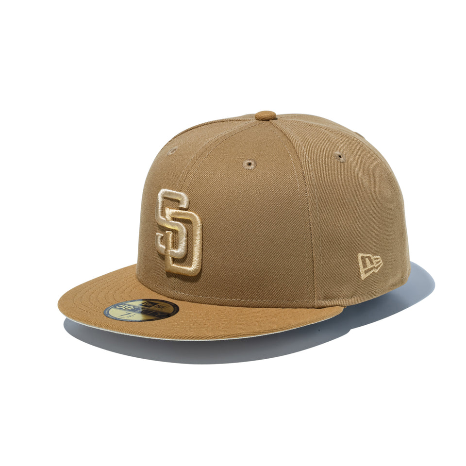 59FIFTY Dune サンディエゴ・パドレス クーパーズタウン カーキ ウィートバイザー