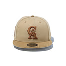 59FIFTY Dune カリフォルニア・エンゼルス クーパーズタウン キャメル カーキバイザー
