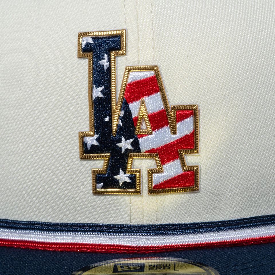 59FIFTY オンフィールド 2026 MLB 4th of July ロサンゼルス・ドジャース クロームホワイト